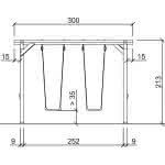 Kinderschaukel Freddy aus Lärche 