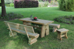 Rustika Garten Holz Tisch 180 cm KDI grün Tisch 180 cm | KDI grün