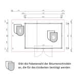 Gerätehaus Zubehör Schleppdach Nautic 30-20 | Fichte natur