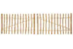 Rollzaun Haselnuss Staketenabstand ca. 7-8 cm Doppeltor 300x150 cm Doppeltor 300x150 cm