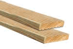Günstig: Terrassendielen-Set 4,00x4,00 m aus 27x145 mm europ. Lärche genutet 
