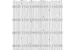 Lattenzaun Vario 180x180 cm Fichte Grau Weiß 180 x 180 cm | Fichte Grauweiß