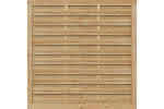 Sichtschutzzaun Livorno 180x180 cm geschlossen Lärche/Douglasie naturbelassen 180 x 180 cm geschlossen