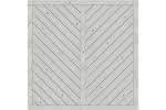 Sichtschutzelement Lugano 180x180 cm geschlossen Fichte Grau 180 x 180 cm geschlossen