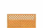 Vorgartenzaun Lugano 180x90 cm Vorgartenzaun mit Rankgitter Fichte Pinie 180 x 90 cm Vorgartenzaun mit Rankgitter