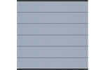 Systemzaun Kingston XL PVC 178 x 175 cm Dekor Silbergrau Kingston XL PVC 178 x 175 cm Dekor | Silbergrau