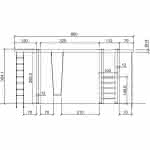 Kletterschaukel Lisa, Klettergerüst (100 cm breit) 