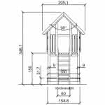 Spielturm Bausatz Oscar inkl. Leiter 