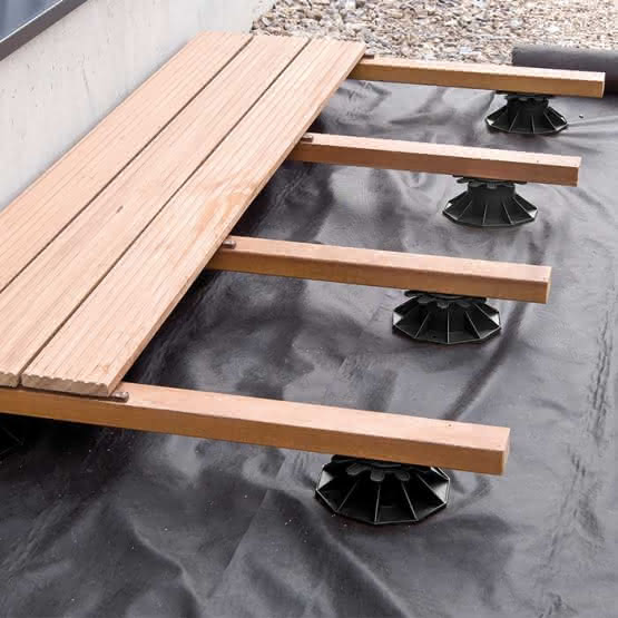 Stellfüße höhenverstellbar für Terrassendielen