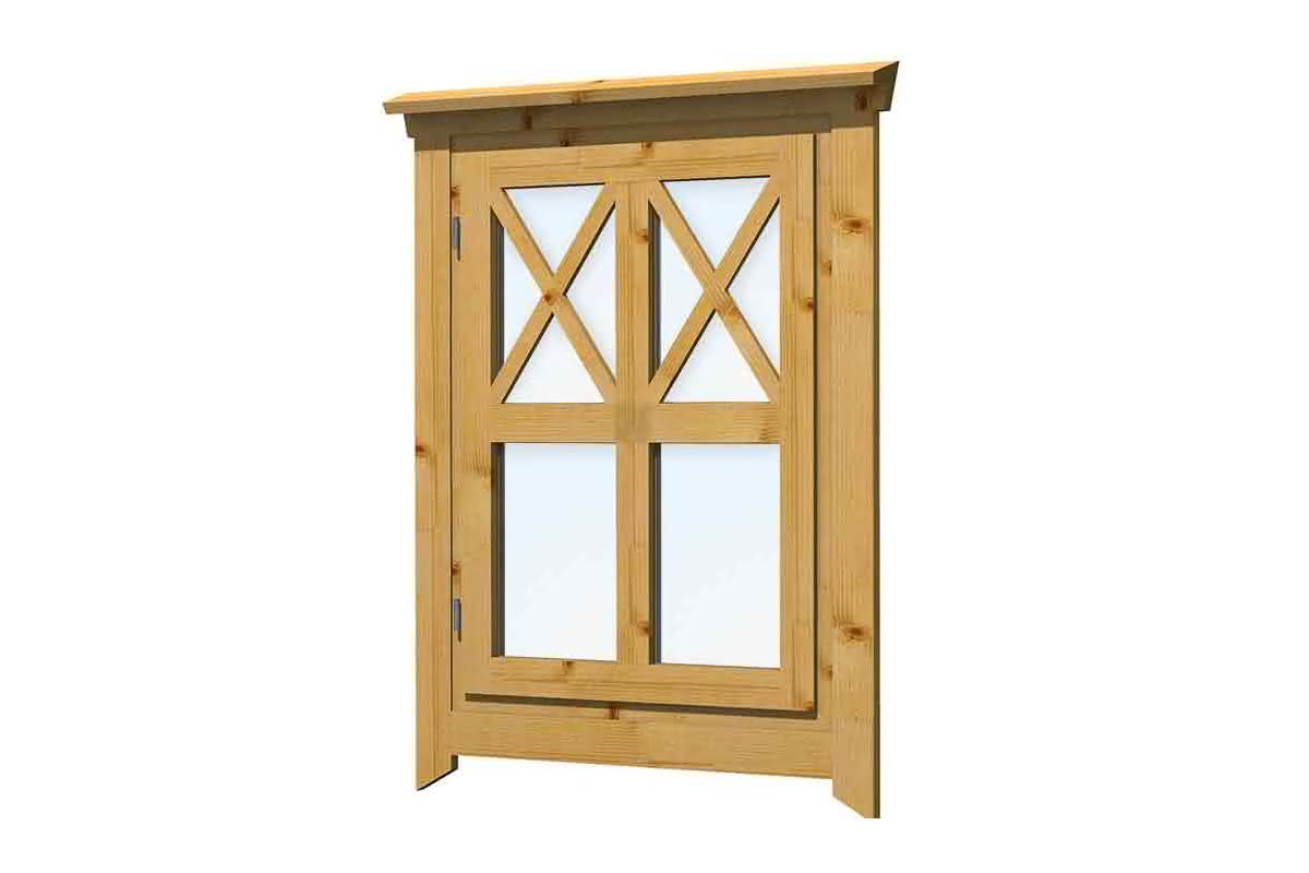 Blockhaus-Fenster Standard-Serie 