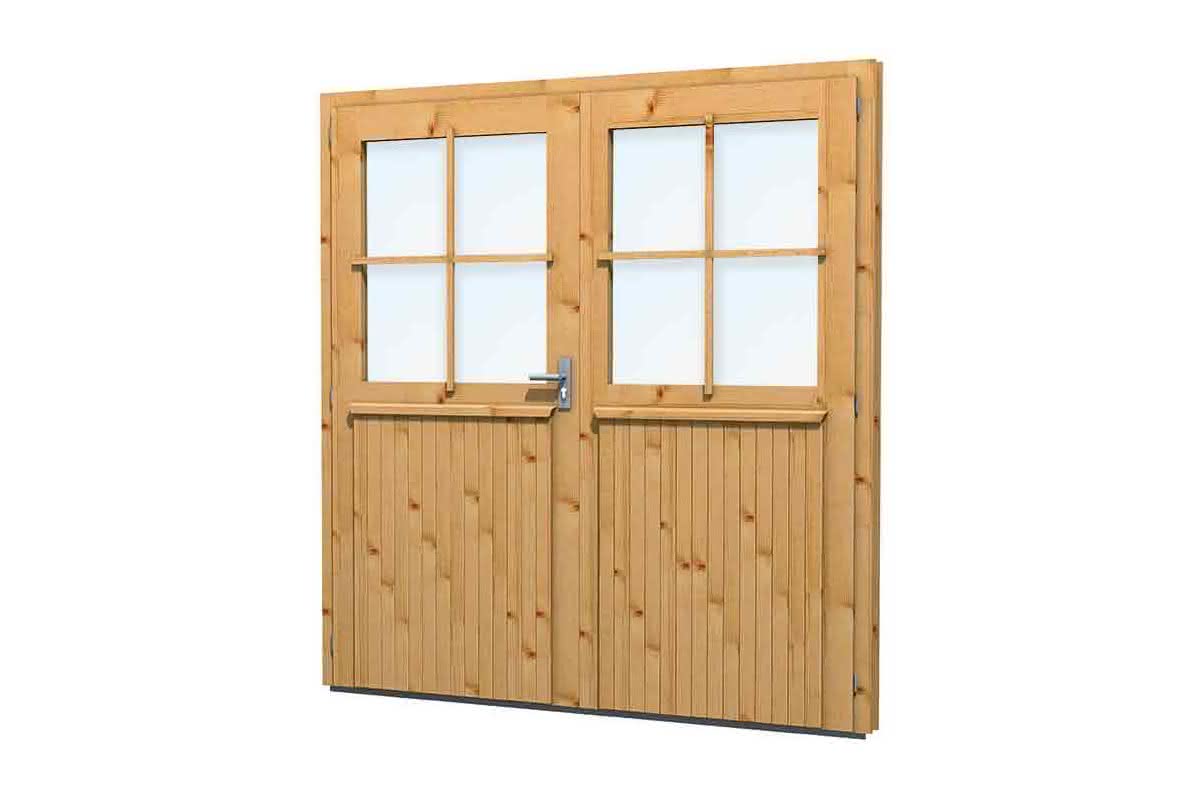 Blockhaus-Türen T 1 Eco-3 DIN re | 45 mm