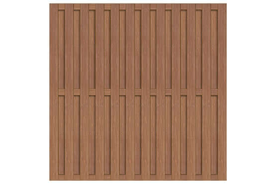 Sichtschutzzaun Borneo, 180x180 cm, Bangkirai, FSC-zertifiziert (FSC 100%) ca. 180 x 180 cm