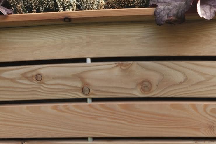 Steck-Hochbeet Nizza, 149 x 79 x 81,5 cm, Lärche naturbelassen Lärche naturbelassen