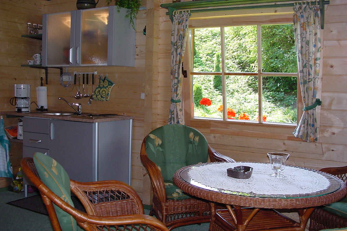 Gartenhaus mit Schlafboden 45 mm