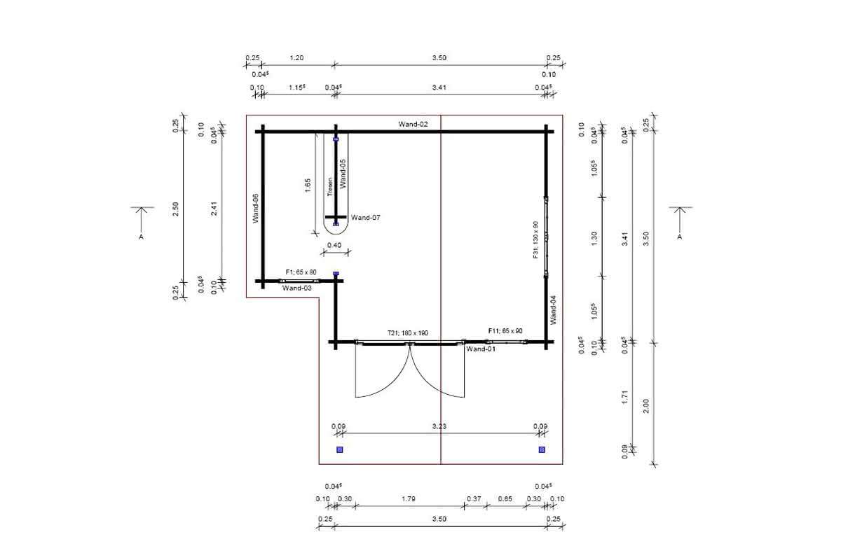 Gartenlaube Partyhaus 45 mm