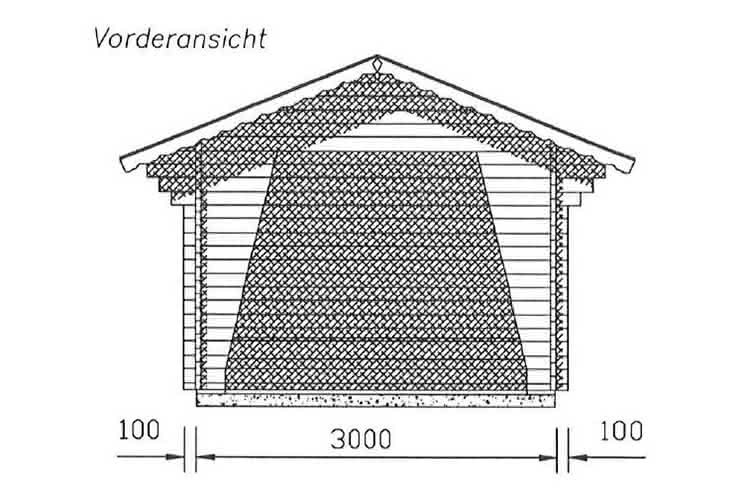 Buswartehaus 300 x 200 cm 