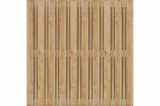 Catania Sichtschutz 180x180 cm Lärche/Douglasie naturbelassen ca. 180 x 180 cm