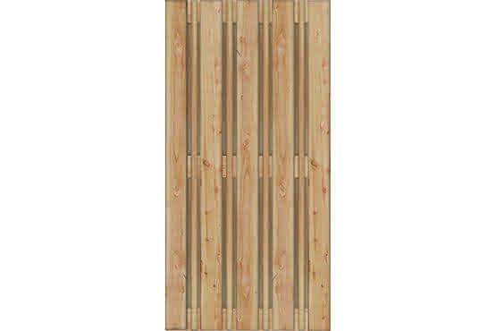 Catania Sichtschutz 90x180 cm Lärche/Douglasie naturbelassen ca. 90 x 180 cm