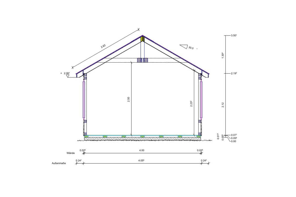 8-Eck Pavillion Grunewald Typ 2 Ø 487 cm 
