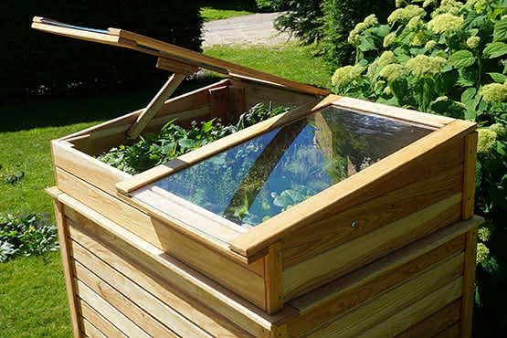 Hochbeet Lucky + Frühbeetaufsatz Luke 