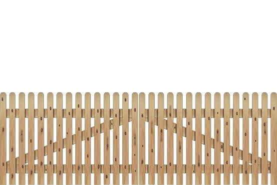 Zaun Holsteinzaun 68 300x100cm Doppeltor Lärche naturbelassen 300 x 100 cm Doppeltor | Lärche naturbelassen