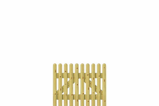 Zaun Holsteinzaun 68 100x80cm Pforte KDI  100 x 80 cm Pforte | KDI