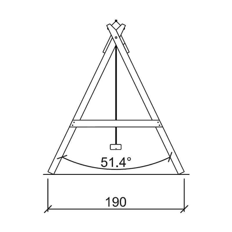Kinderschaukel Freddy aus Lärche 