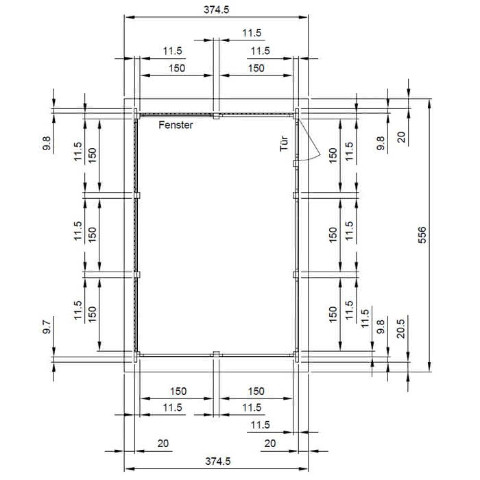 Gartenschuppen Groß 