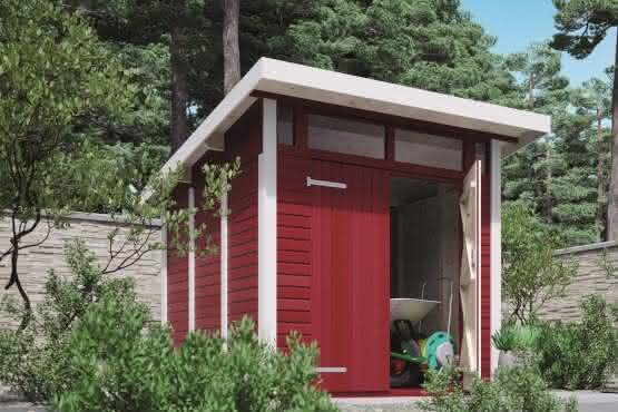 Gartenhaus mit Pultdach  