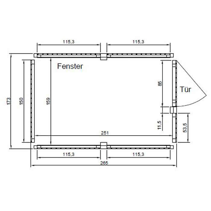 Integrierter Geräteraum Typ 01 