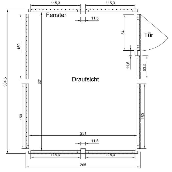 Integrierter Geräteraum Typ 05 
