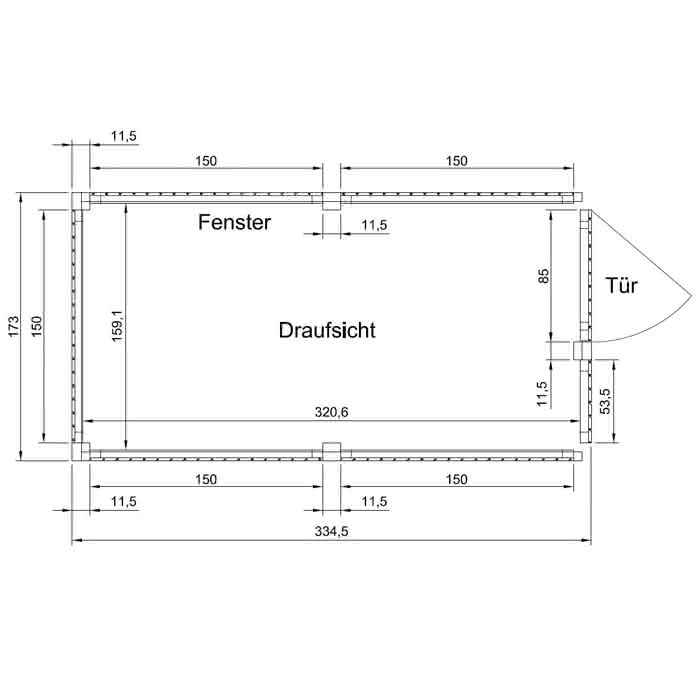 Integrierter Geräteraum Typ 10 