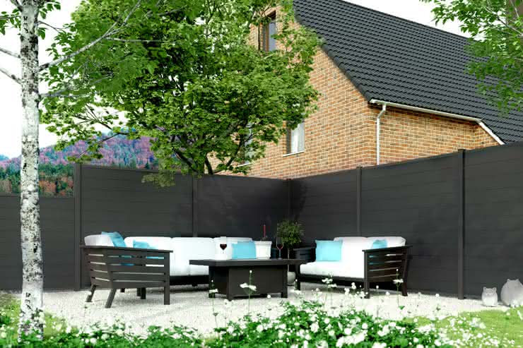 Kingston Systemzaun PVC 178x175 cm Farbe nach Wahl Kingston | nach Wahl