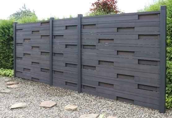 Designzaun Madura in 3D-Optik 