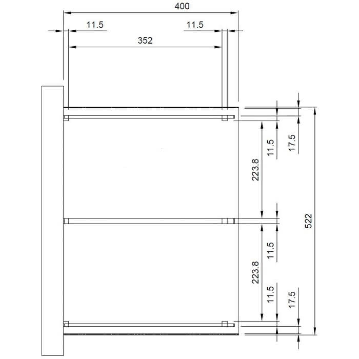 Terrassendach mit Trapez-Lichtplatten natur 522x400 cm 522x400 cm | Lärche/Douglasie naturbelassen