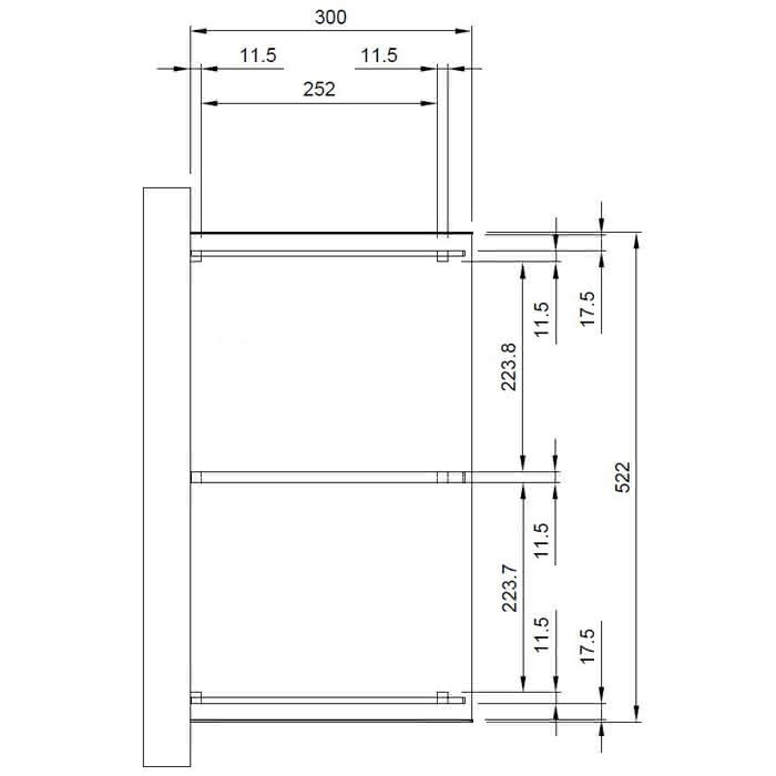 Terrassendach mit Trapez-Lichtplatten classic 522x300 cm 522x300 cm | Kiefer KDI-grün