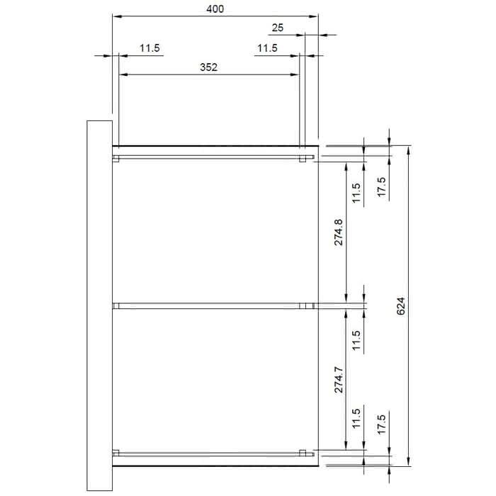 Terrassendach mit Trapez-Lichtplatten classic 624x400 cm 624x400 cm | Kiefer KDI-grün