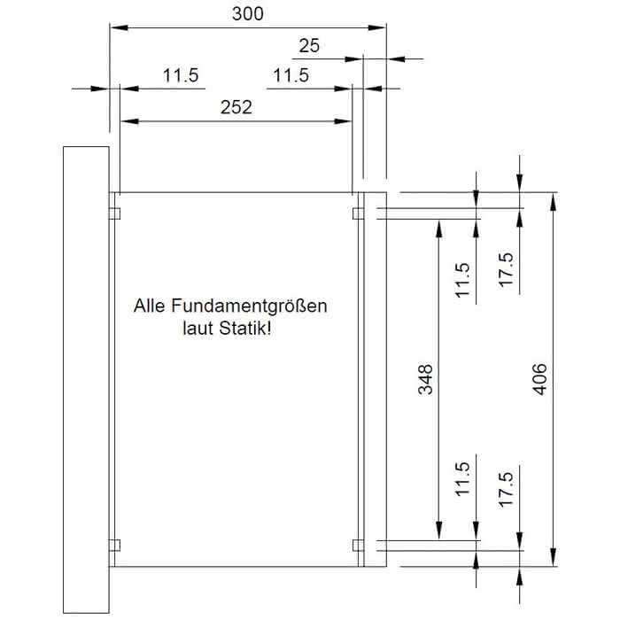Terrassendach mit Steg-Doppelplatten master 406x300 cm 406x300 cm | Fichte KVH naturbelassen