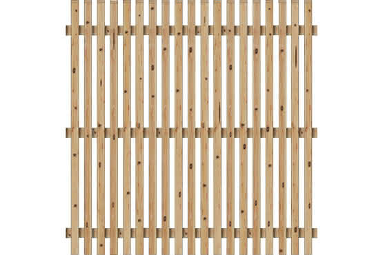 Lattenzaun 180x180 cm Lärche naturbelassen ca. 180 x 180 cm