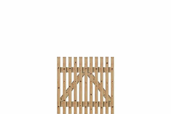 Lattenzaun 100x100cm Pforte Lärche naturbelassen 100 x 100 cm Pforte | Lärche naturbelassen