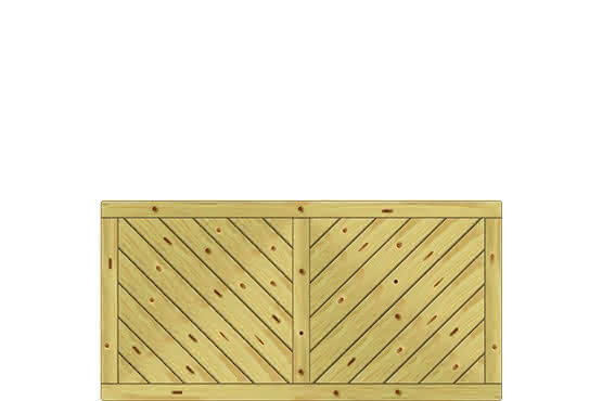 Vorgartenzaun Lugano 180x90 cm Vorgartenzaun geschlossen KDI 180 x 90 cm Vorgartenzaun geschlossen