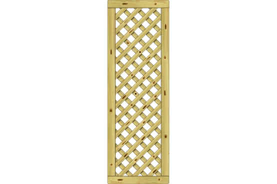 Rankzaun Lugano 60x180 cm Rankzaun KDI 60 x 180 cm Rankzaun