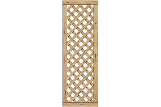 Rankzaun Lugano 60x180 cm Rankzaun Lärche/Douglasie naturbelassen 60 x 180 cm Rankzaun