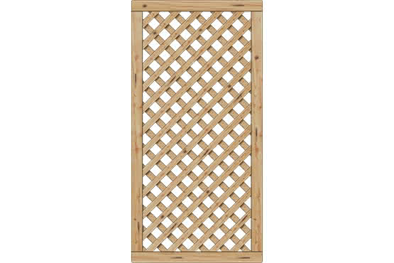 Rankzaun Lugano 90x180 cm Rankzaun Lärche/Douglasie naturbelassen 90 x 180 cm Rankzaun