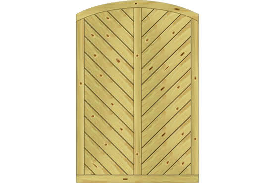 Dichtzaun Lyon 120x180/165 cm geschlossen KDI 120 x 180/165 cm geschlossen | KDI