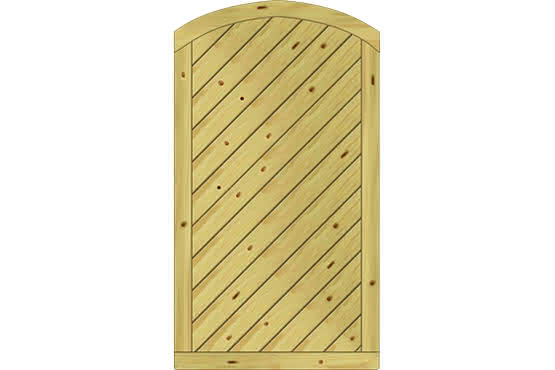 Dichtzaun Lyon 100x180/165 cm Tür geschlossen KDI 100 x 180/165 cm Tür geschlossen | KDI