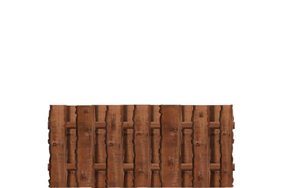 Sichtschutz Ponderosa 180x80 cm KDI braun sägerau ca. 180 x 80 cm | KDI braun sägerau