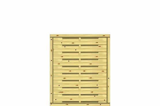 Lamellenzaun Real 100x120 cm KDI ca. 100 x 120 cm