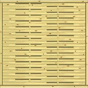 Lamellenzaun Real 180x180 cm KDI ca. 180 x 180 cm