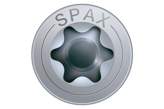 SPAX Edelstahlschraube, Vollgewinde, Senkkopf, T-STAR plus, 4CUT, Edelstahl rostfrei A2 